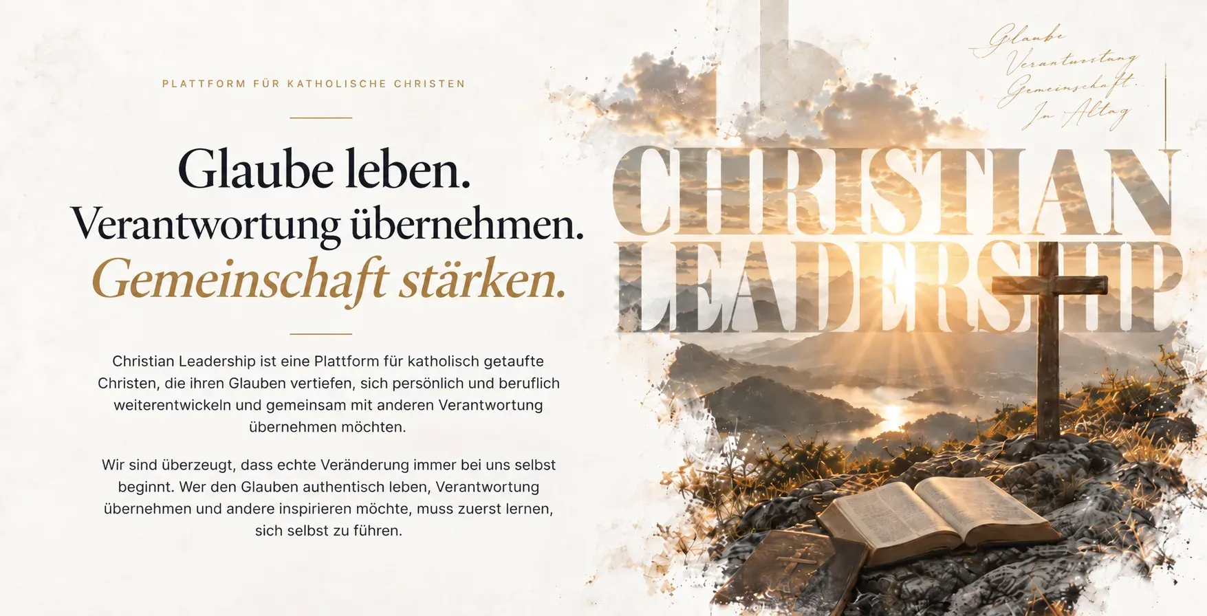 Christian Leadership – Glaube leben, Verantwortung übernehmen, Gemeinschaft stärken
